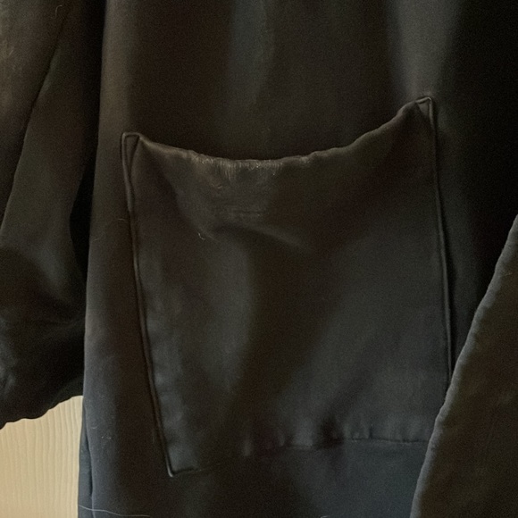 Stateside black open raglan hoodie minimalist - Picture 2 of 6